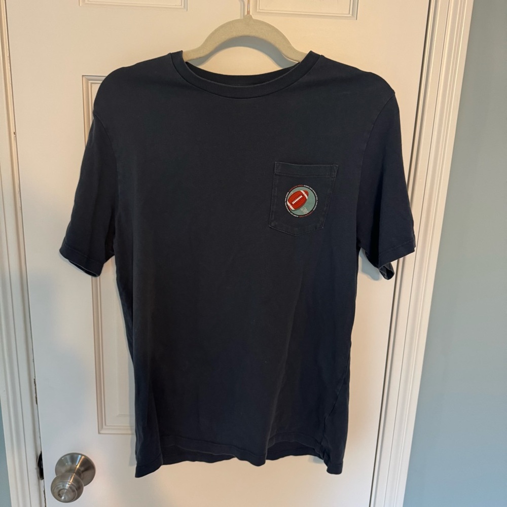 Set of 2 Vineyard Vines Kids XL shirt football & basketball gray navy blue - Picture 7 of 12